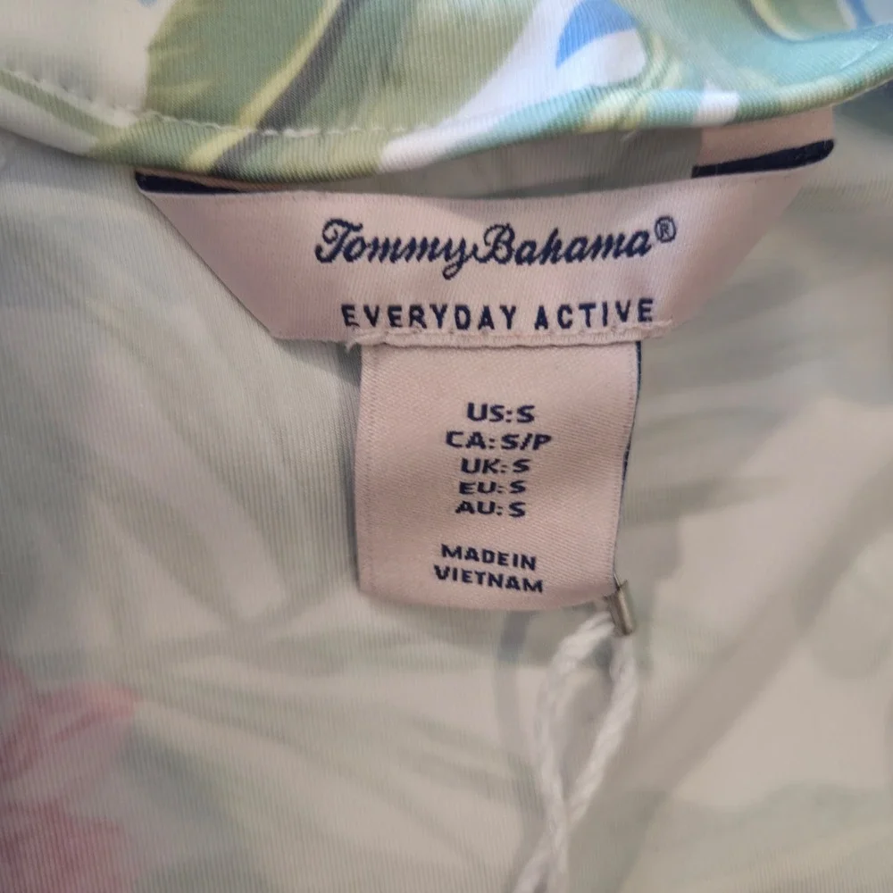 Tommy Bahama Active Set Womens S/XS White Floral NEW Jacket & Skort 2pc
